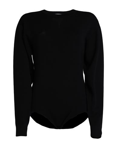 Erika Cavallini Woman Sweater Black Size L Virgin Wool