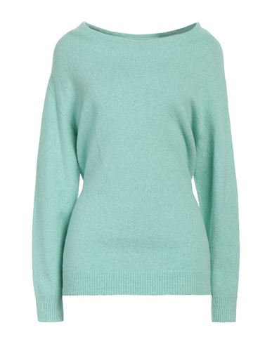 Alpha Studio Woman Sweater Light Green Size 6 Viscose, Polyamide, Cotton, Elastane