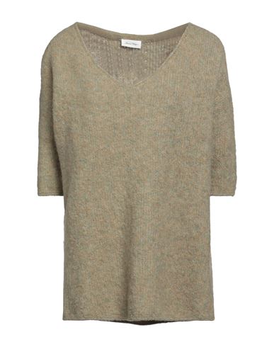 American Vintage Woman Sweater Sage Green Size Onesize Merino Wool, Polyamide, Elastane