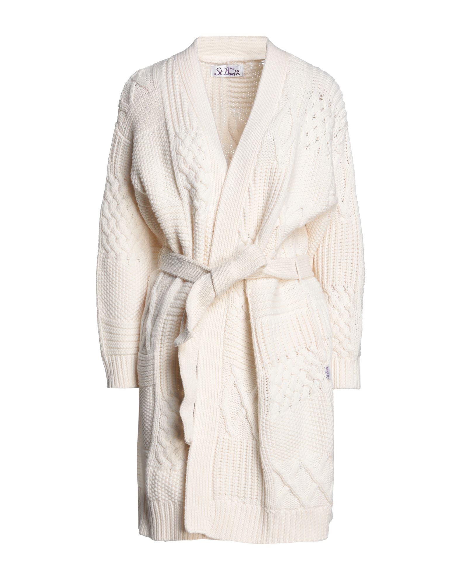 Mc2 Saint Barth Cardigans In Ivory