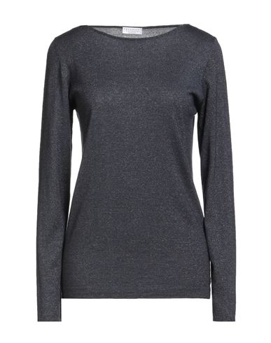 Brunello Cucinelli Woman Sweater Midnight Blue Size Xs Cashmere, Silk, Polyamide, Metallic Polyester