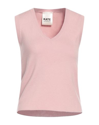 Kate By Laltramoda Woman Sweater Blush Size L Viscose, Polyester, Polyamide In Pink