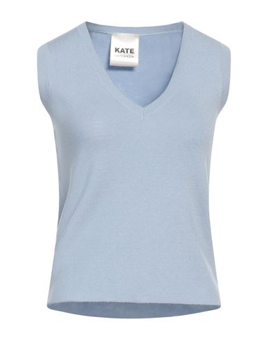 Kate By Laltramoda Woman Sweater Sky Blue Size S Viscose, Polyester, Polyamide