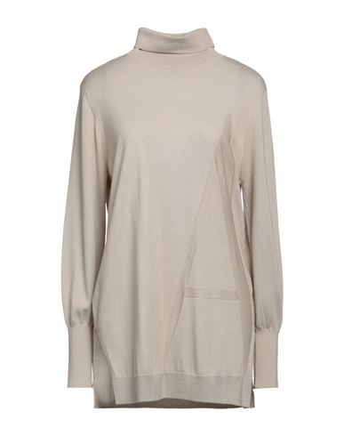 Armani Exchange Woman Turtleneck Sage Green Size Xl Virgin Wool, Elastane, Polyamide, Wool