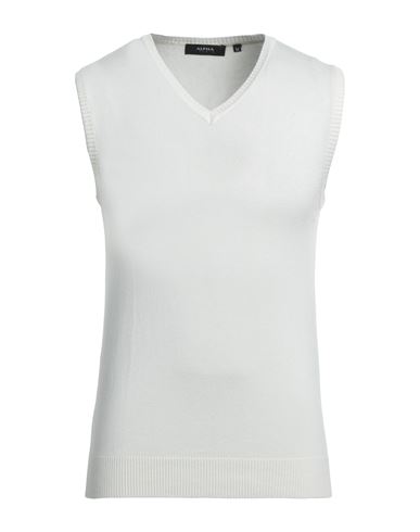 Alpha Studio Man Sweater Ivory Size L Viscose, Polyamide In White