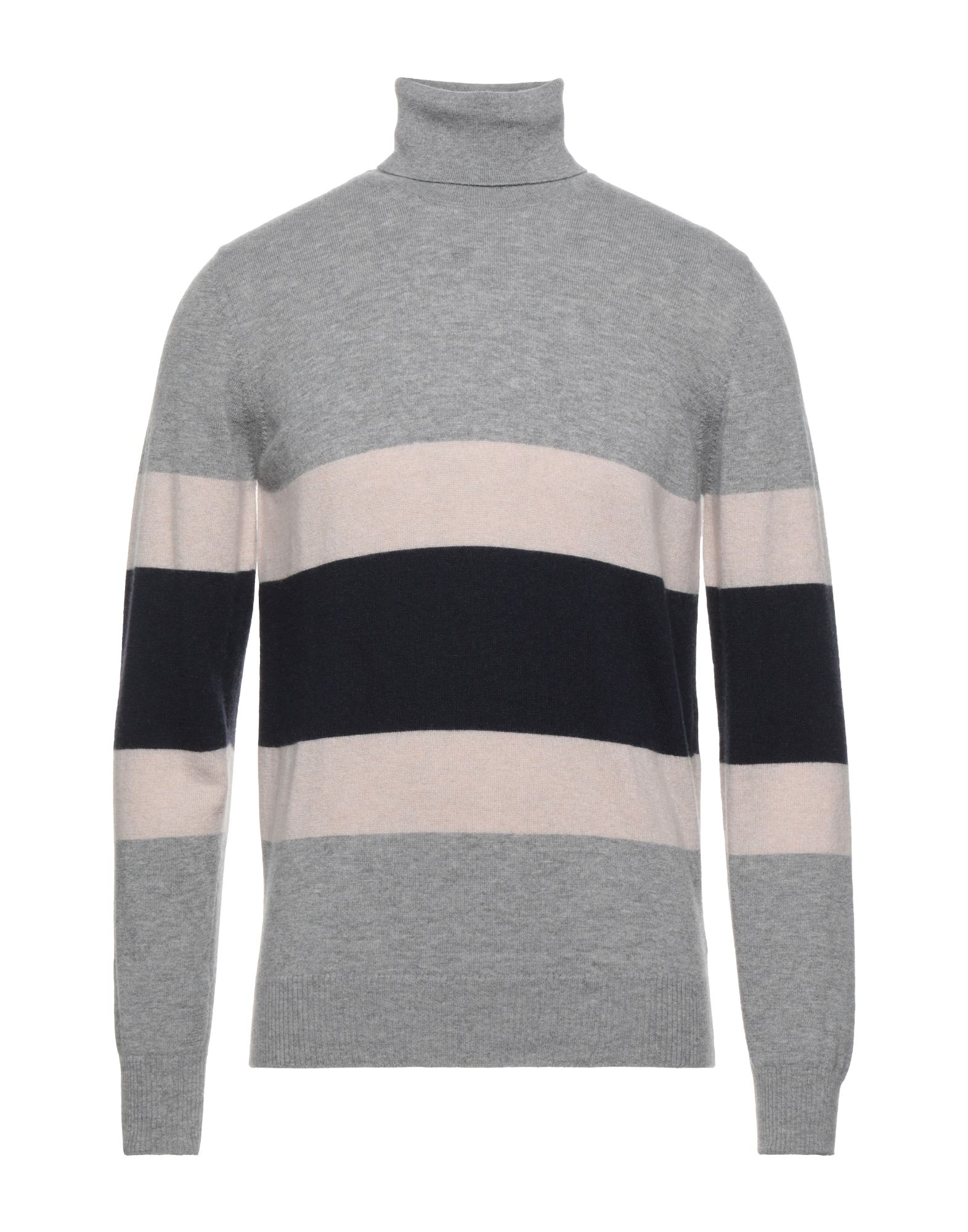 Alpha Studio Turtlenecks In Grey