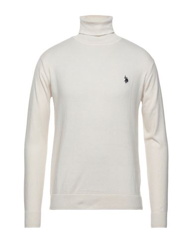 Rollkragenpullover Herren Elfenbein S,XL Herren