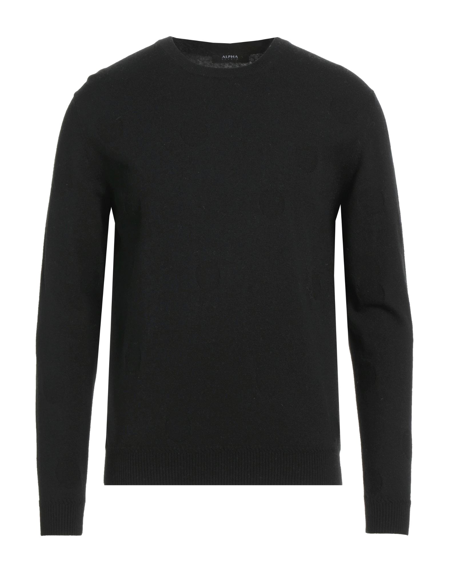 Alpha Studio Sweaters In Black