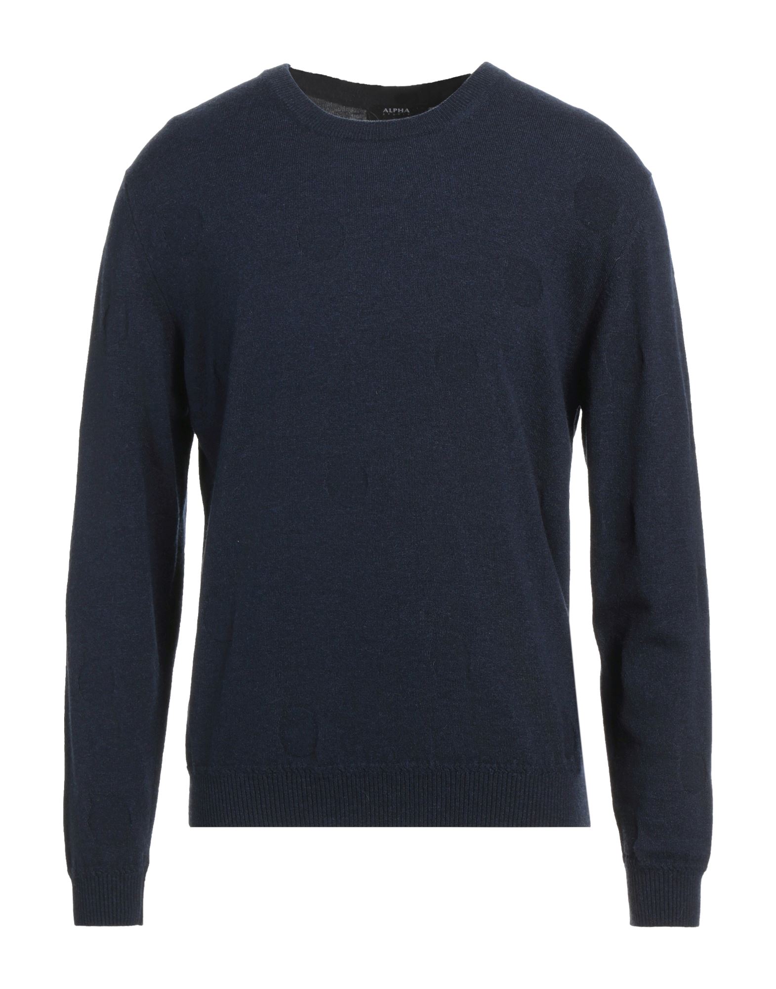 Alpha Studio Man Sweater Midnight Blue Size M Viscose, Nylon, Wool, Cashmere, Polyester