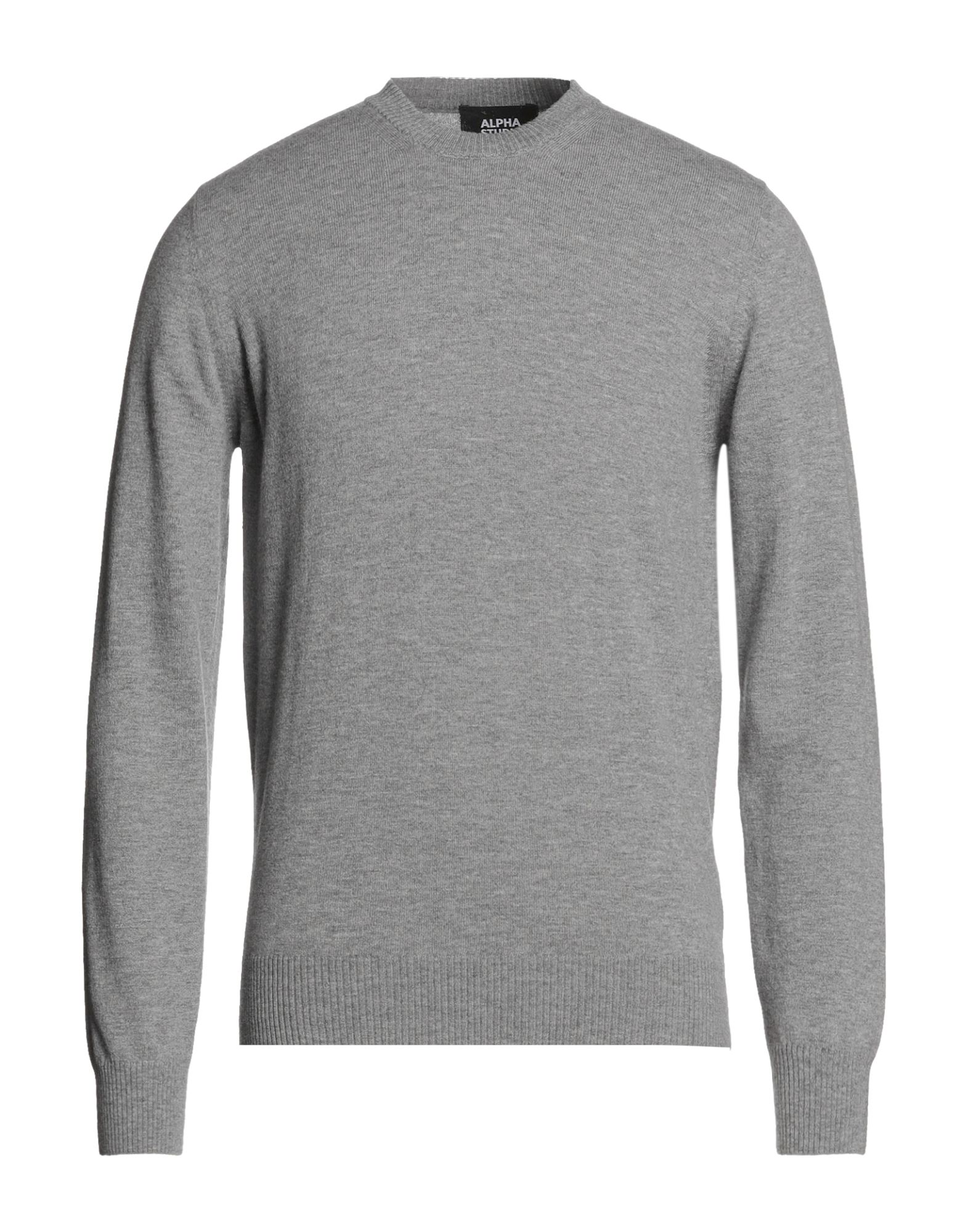Alpha Studio Sweaters In Grey