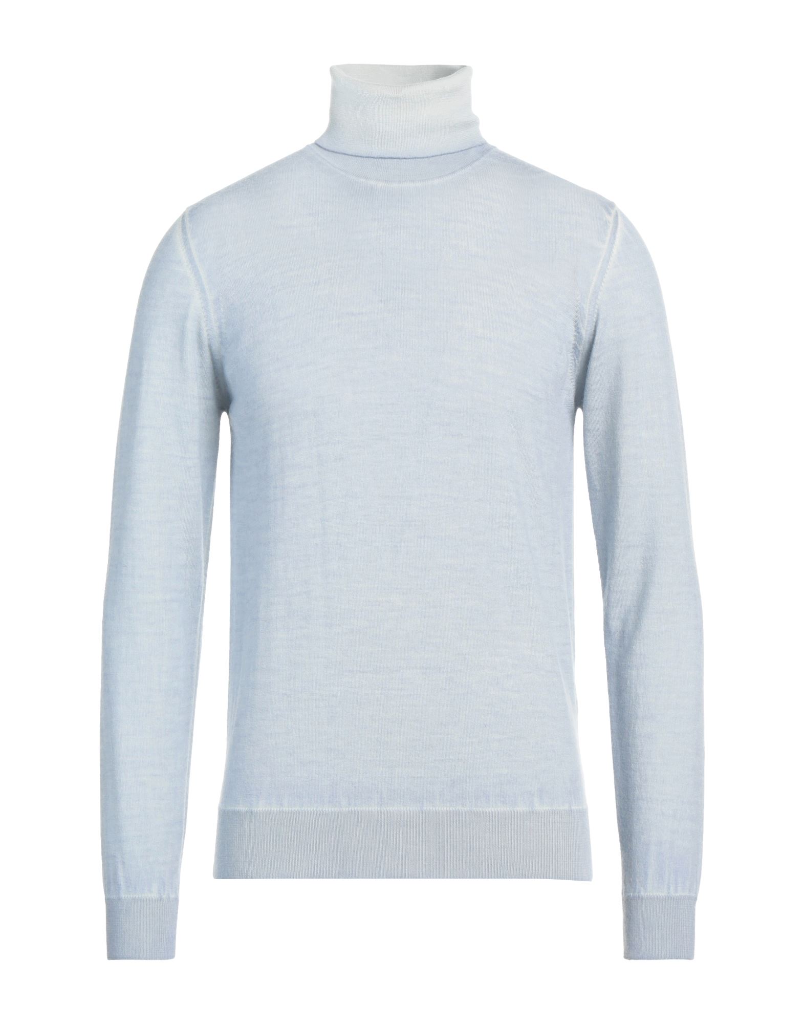 Alpha Studio Turtlenecks In Sky Blue