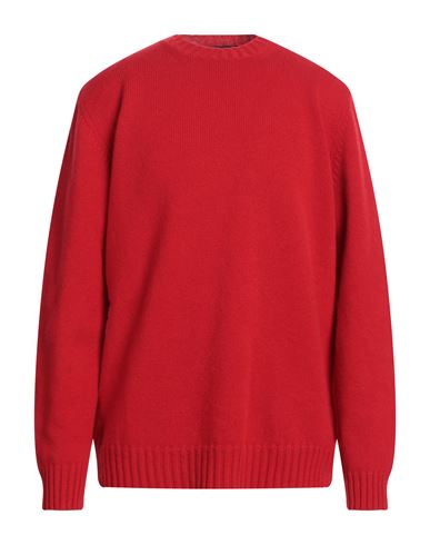 Alpha Studio Man Sweater Red Size 46 Cashmere