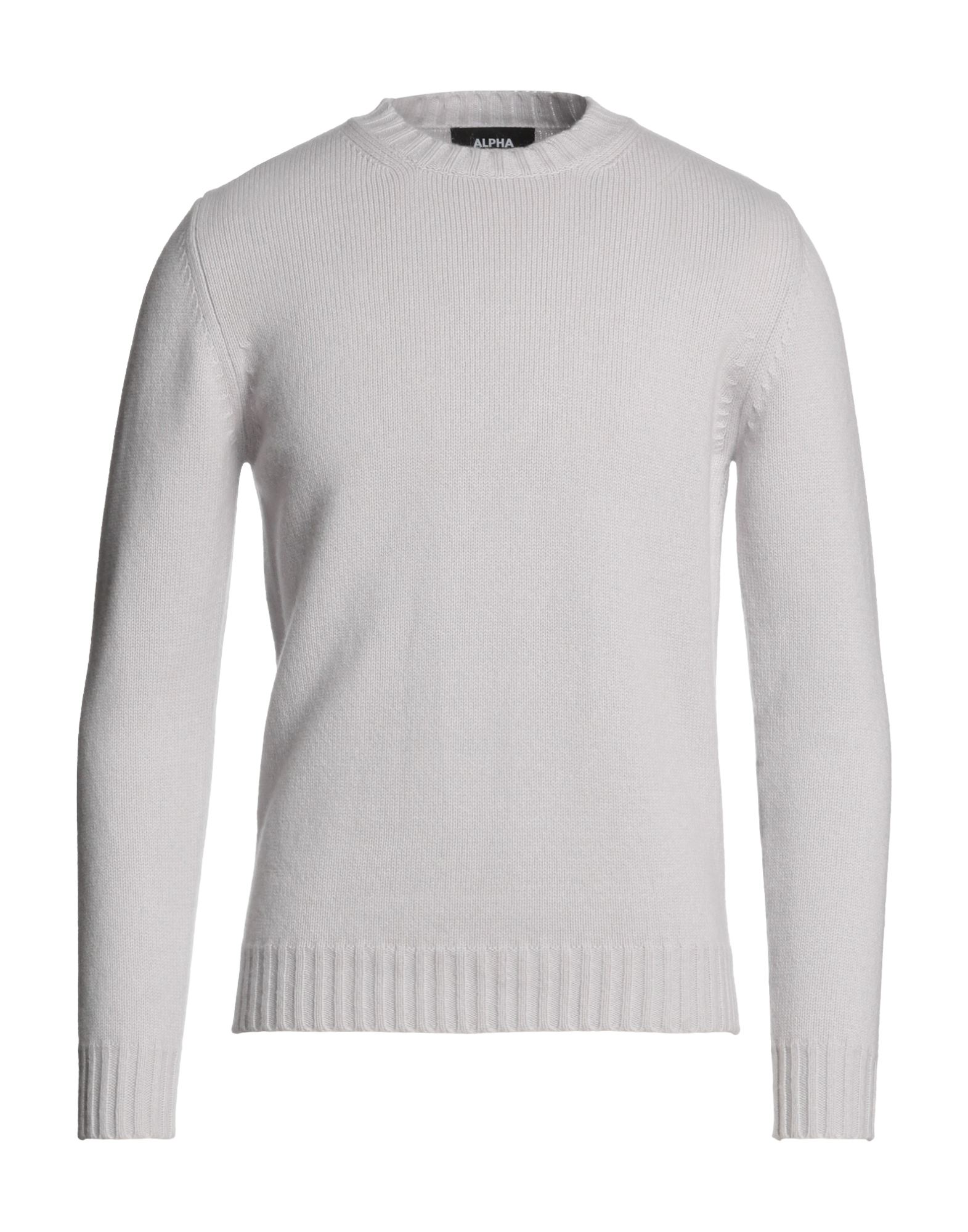 Alpha Studio Sweaters In Light Grey