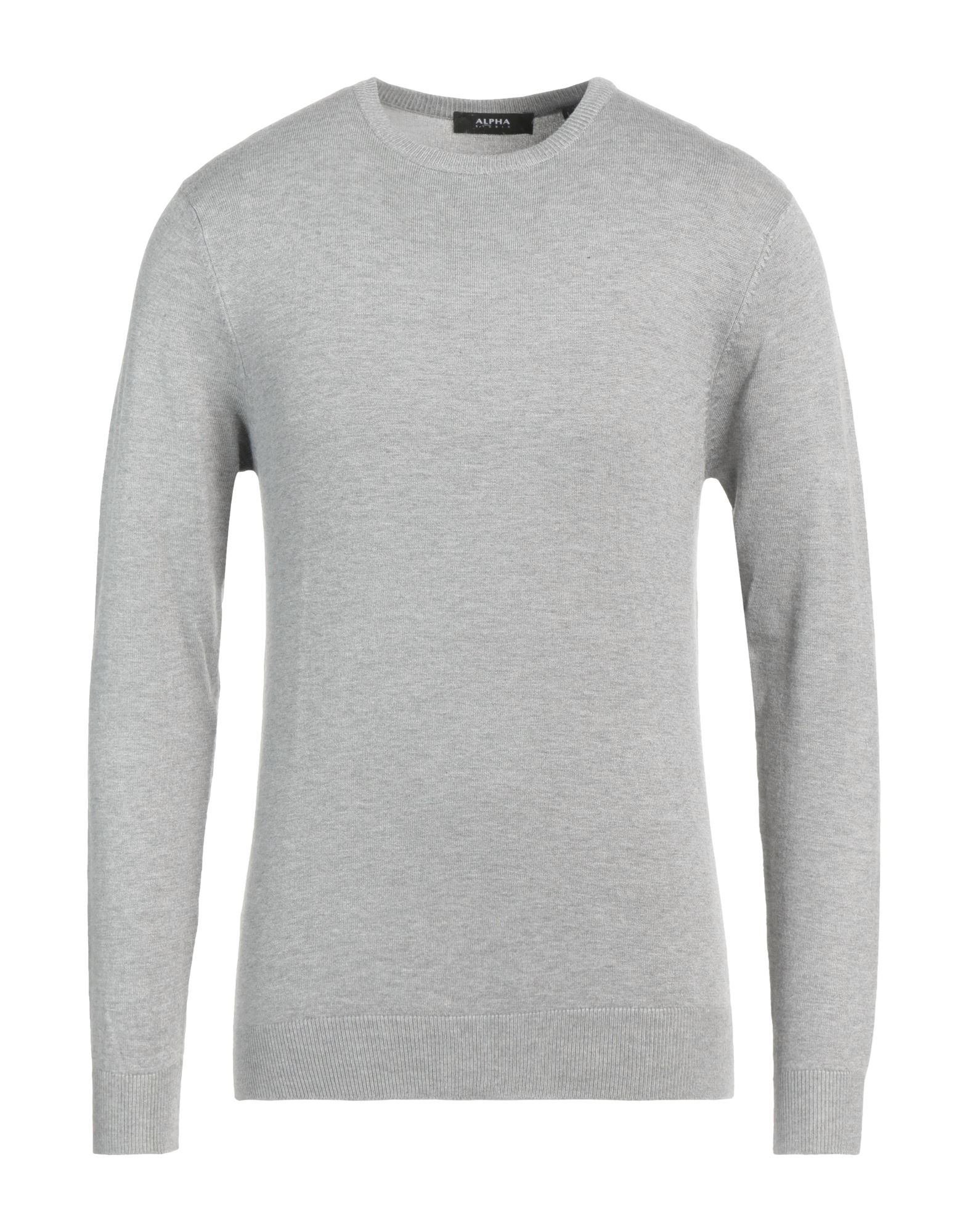 Alpha Studio Sweaters In Light Grey