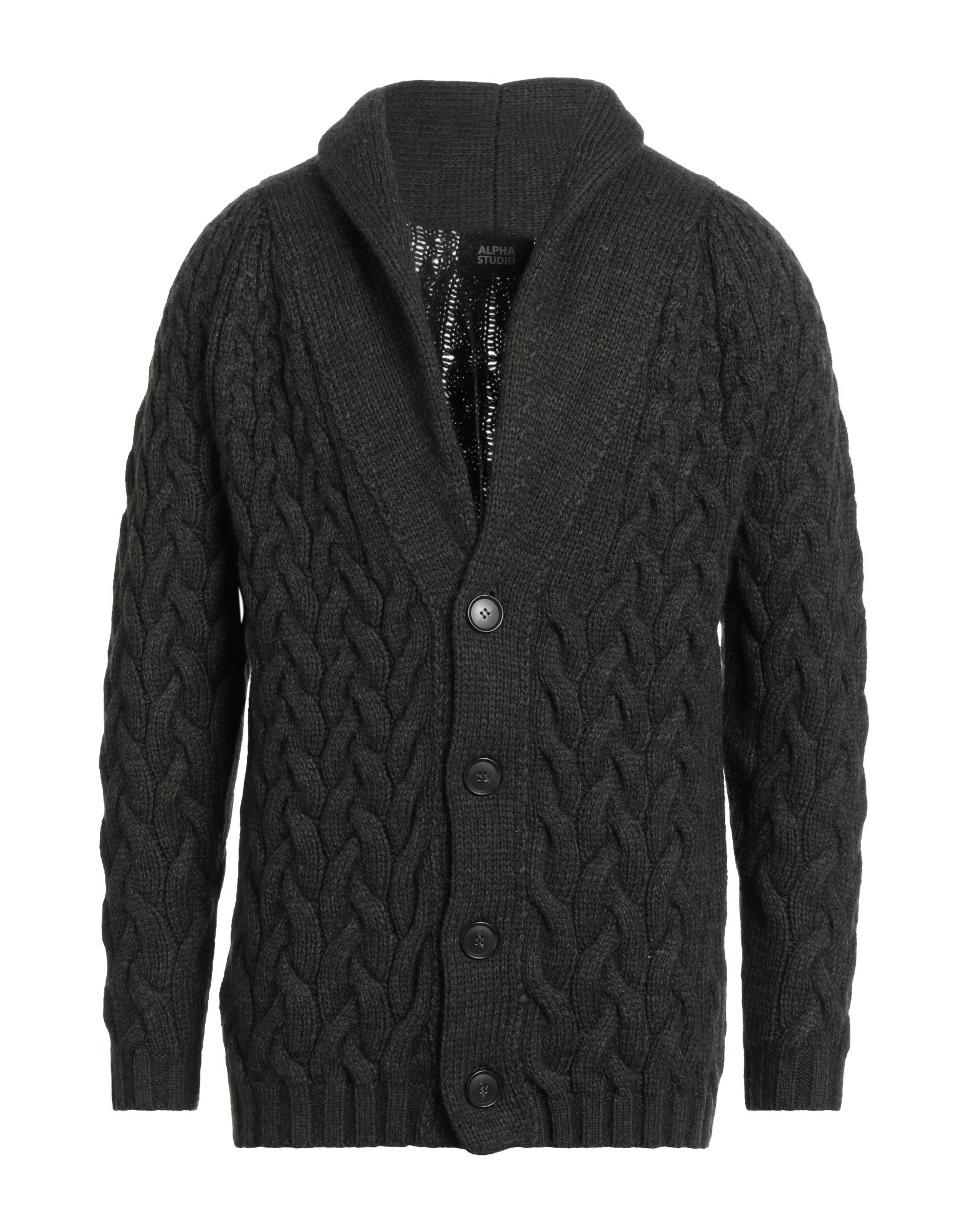 Alpha Studio Cardigans In Green