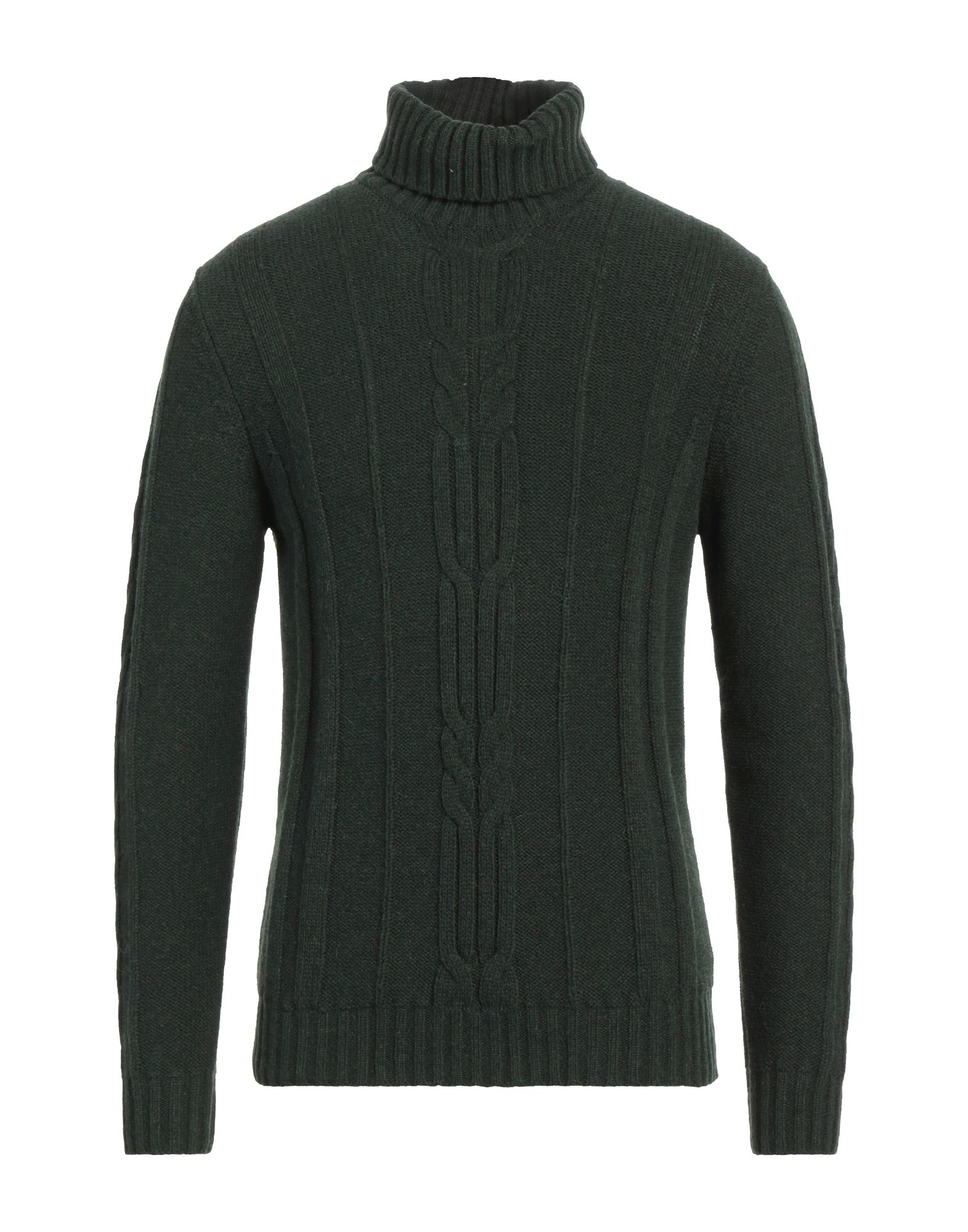 Alpha Studio Turtlenecks In Dark Green