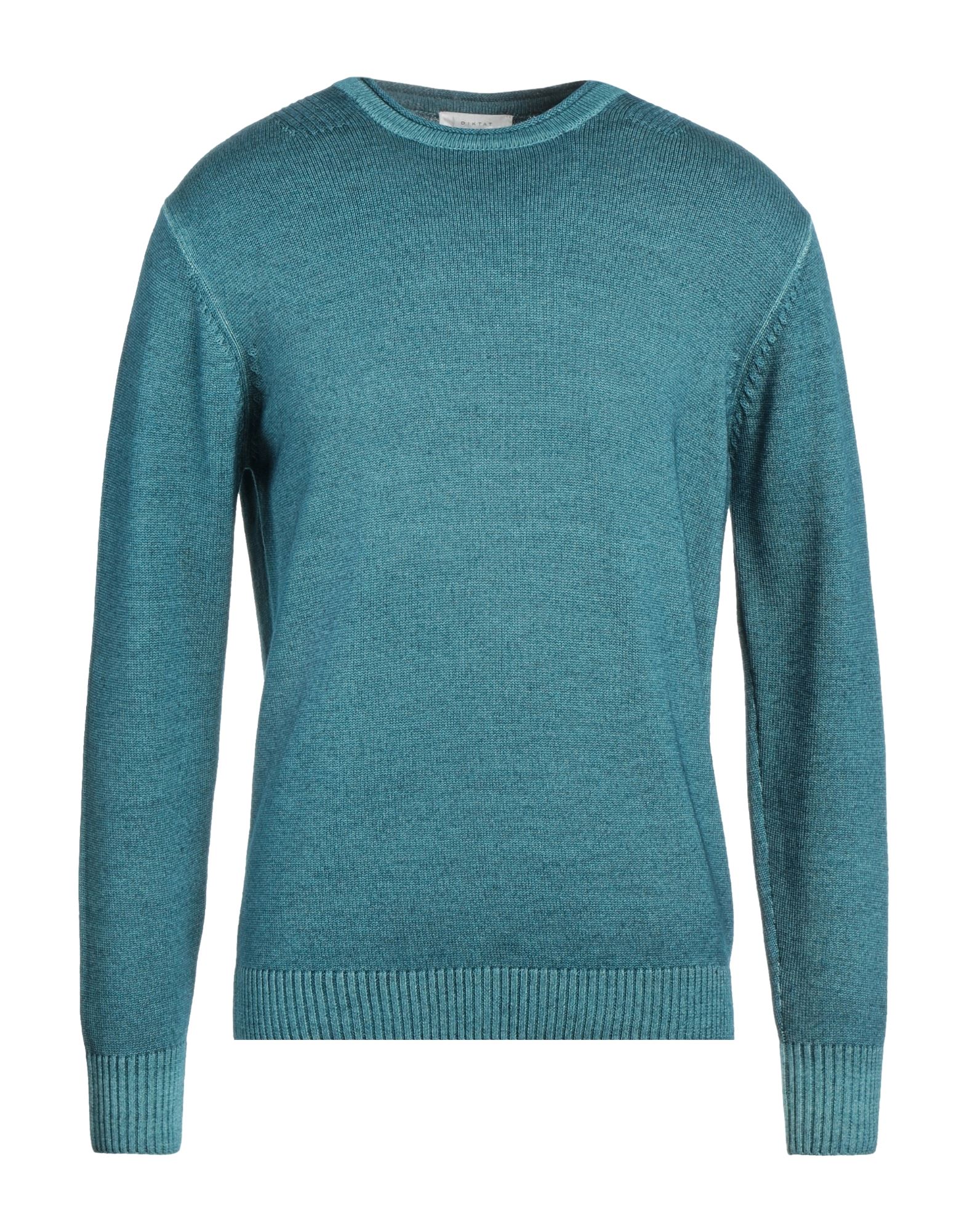 Shop Diktat Man Sweater Deep Jade Size 3xl Wool In Green