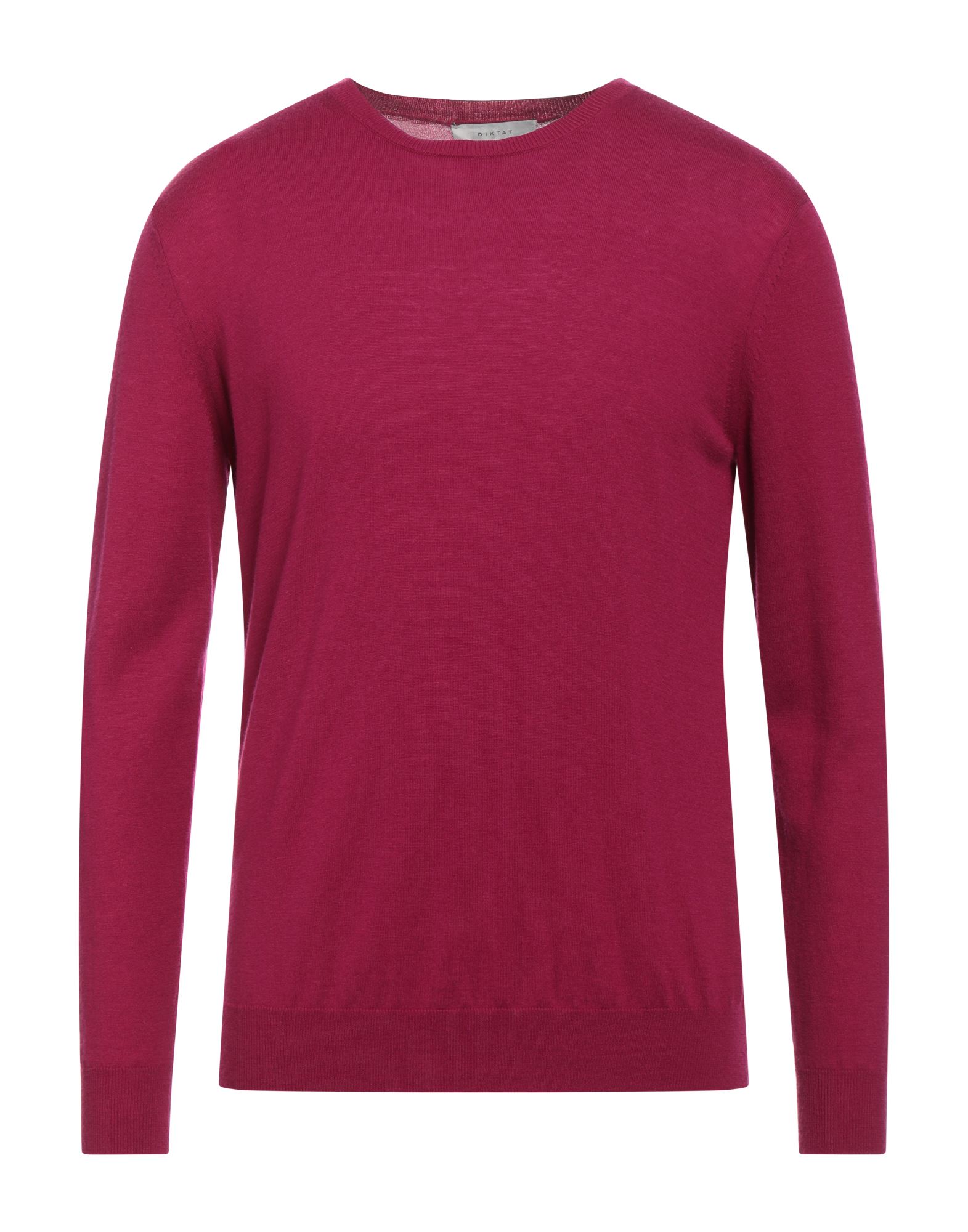 Shop Diktat Man Sweater Garnet Size 3xl Merino Wool In Red