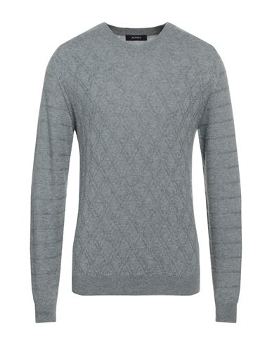 Shop Alpha Studio Man Sweater Pastel Blue Size L Viscose, Nylon, Wool, Cashmere, Polyester
