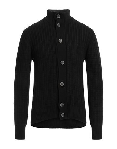 Diktat Man Cardigan Black Size Xxl Merino Wool, Polyamide, Acrylic