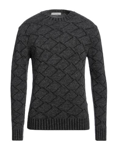 Diktat Man Sweater Lead Size S Wool, Acrylic, Polyamide, Elastane In Grey