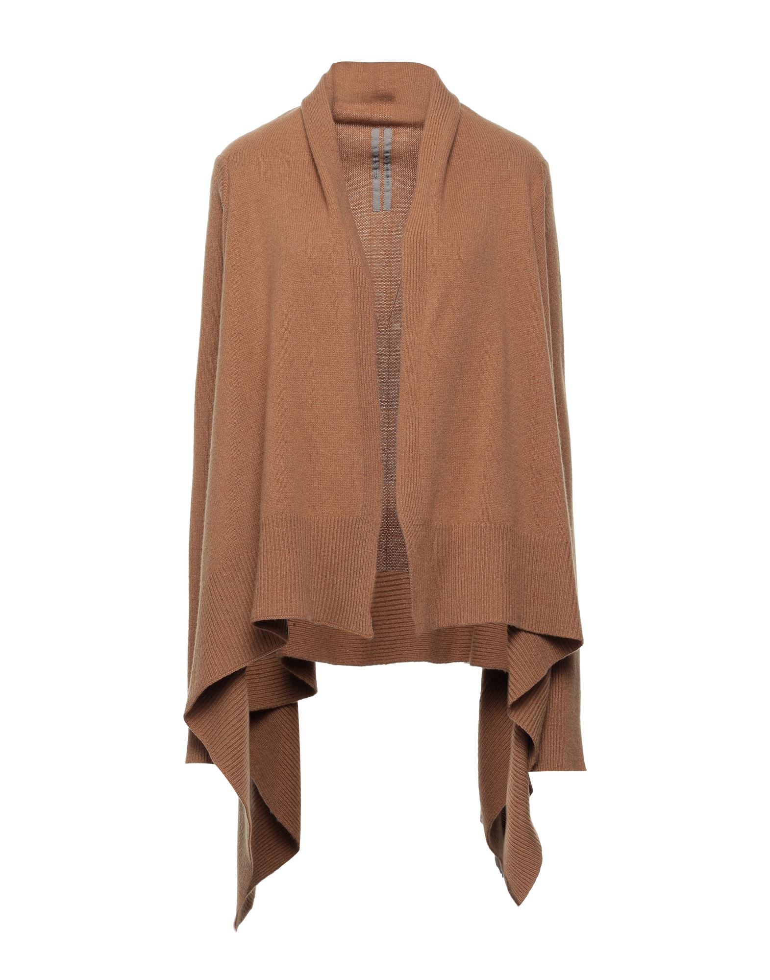 Rick Owens Cardigans In Camel