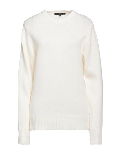 Brian Dales Woman Sweater Ivory Size Xl Wool, Cashmere In White