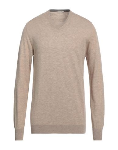 Cashmere Company Man Sweater Beige Size 44 Wool, Cashmere, Nylon, Silk