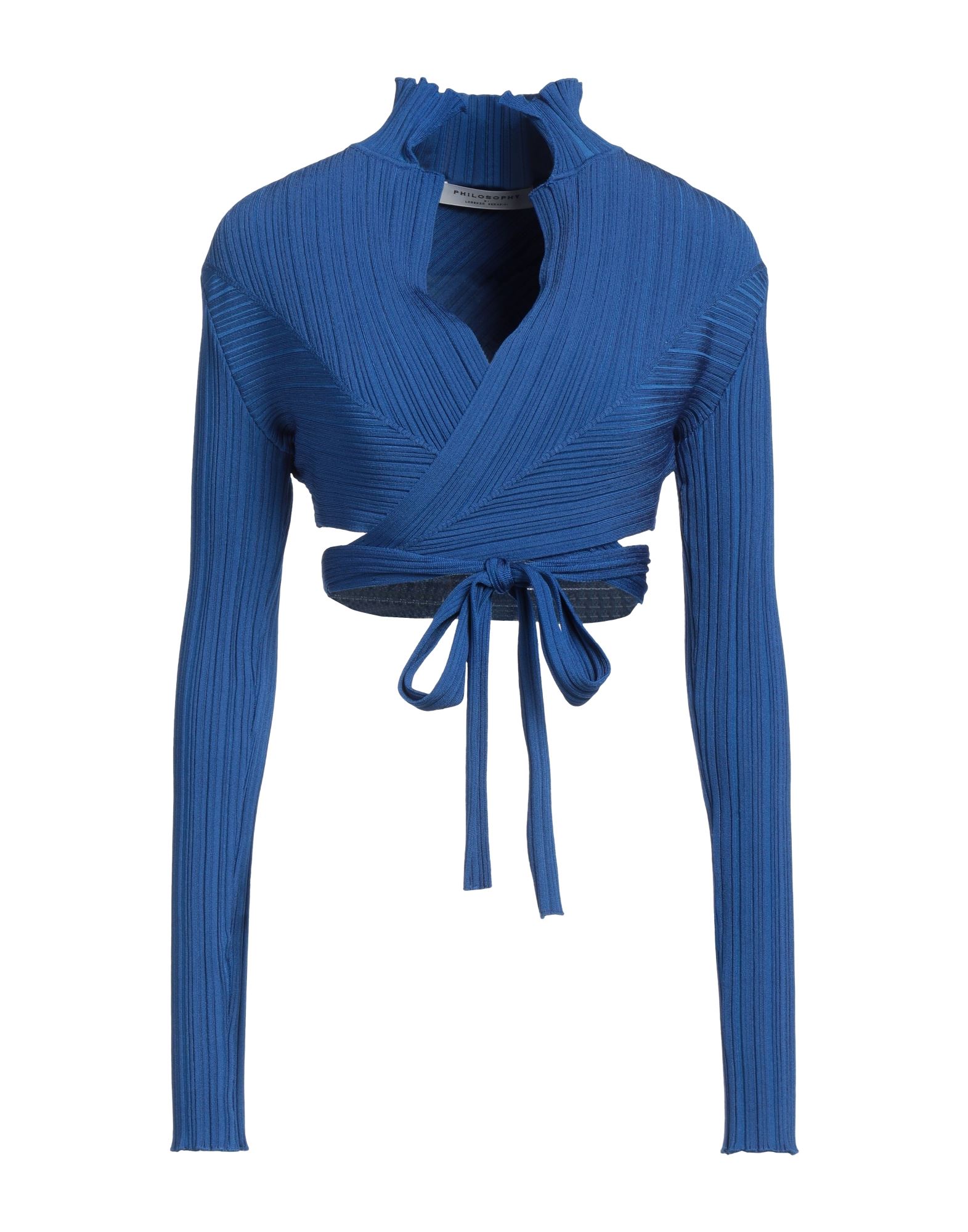 Philosophy Di Lorenzo Serafini Wrap Cardigans In Bright Blue