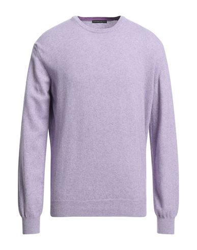 Alessandro Dell'acqua Man Sweater Lilac Size 3xl Wool, Nylon, Viscose, Cashmere In Purple