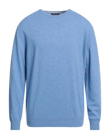 Alessandro Dell'acqua Man Sweater Light Blue Size Xl Wool, Nylon, Viscose, Cashmere