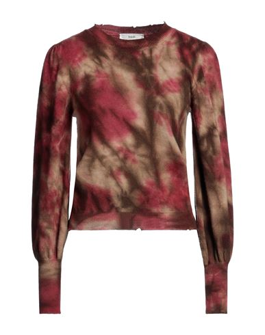 Suoli Woman Sweater Rust Size 8 Virgin Wool In Red