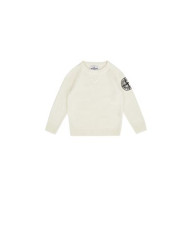 STONE ISLAND BABY 507A1 Sweater Man Natural White EUR 178