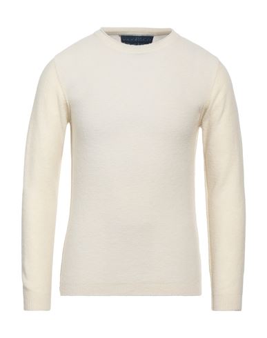 WOOL & CO WOOL & CO MAN SWEATER CREAM SIZE S WOOL, POLYAMIDE