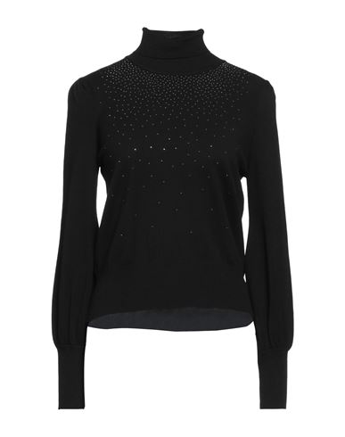 Rollkragenpullover Damen Schwarz M Damen