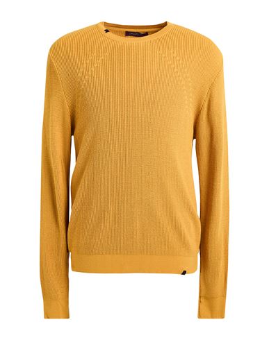 Rar Man Sweater Ocher Size L Acrylic In Yellow