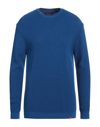 Rar Man Sweater Blue Size L Acrylic In Blue