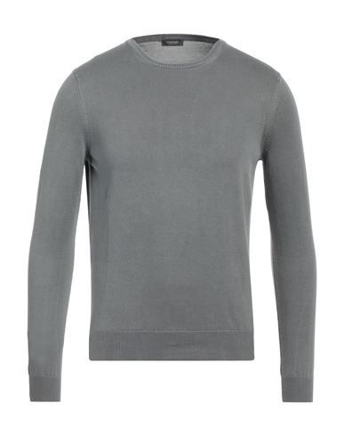 Rossopuro Man Sweater Grey Size 2 Cotton