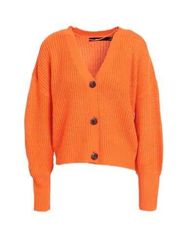 Vero Moda Woman Cardigan Orange Size Xs Acrylic
