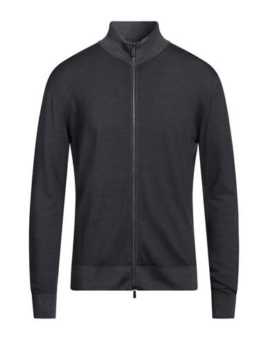 Moorer Man Cardigan Lead Size 48 Virgin Wool