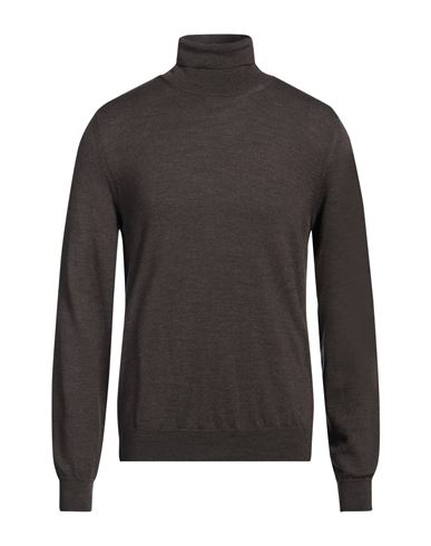 Moorer Man Turtleneck Khaki Size 46 Virgin Wool