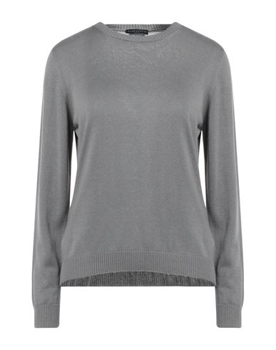 Ballantyne Woman Sweater Grey Size 8 Viscose, Cotton