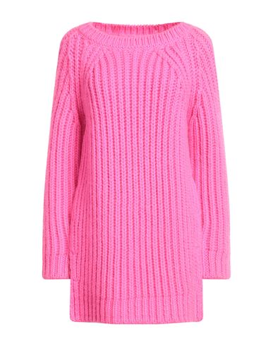 Red Valentino Woman Sweater Fuchsia Size Xs Wool, Mohair Wool In Pink