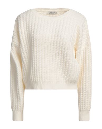 Lili Sidonio By Molly Bracken Woman Sweater Ivory Size L Acrylic, Polyester, Polyamide In White