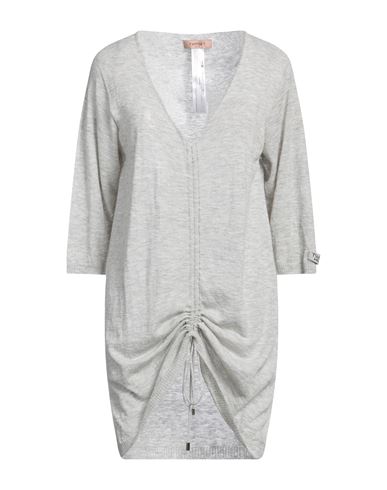 Twinset Woman Sweater Light Grey Size M Polyamide, Alpaca Wool, Wool