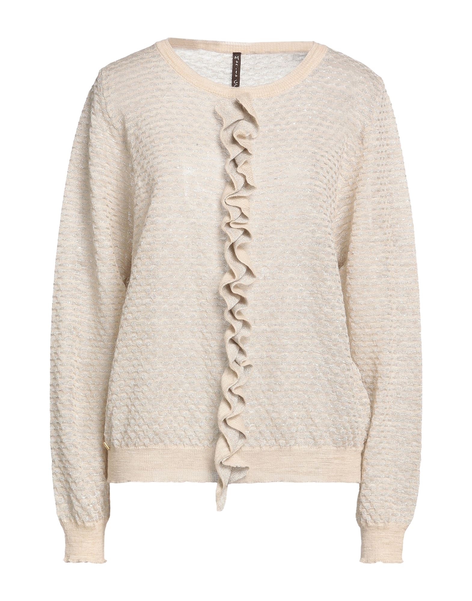 Manila Grace Sweaters In Beige