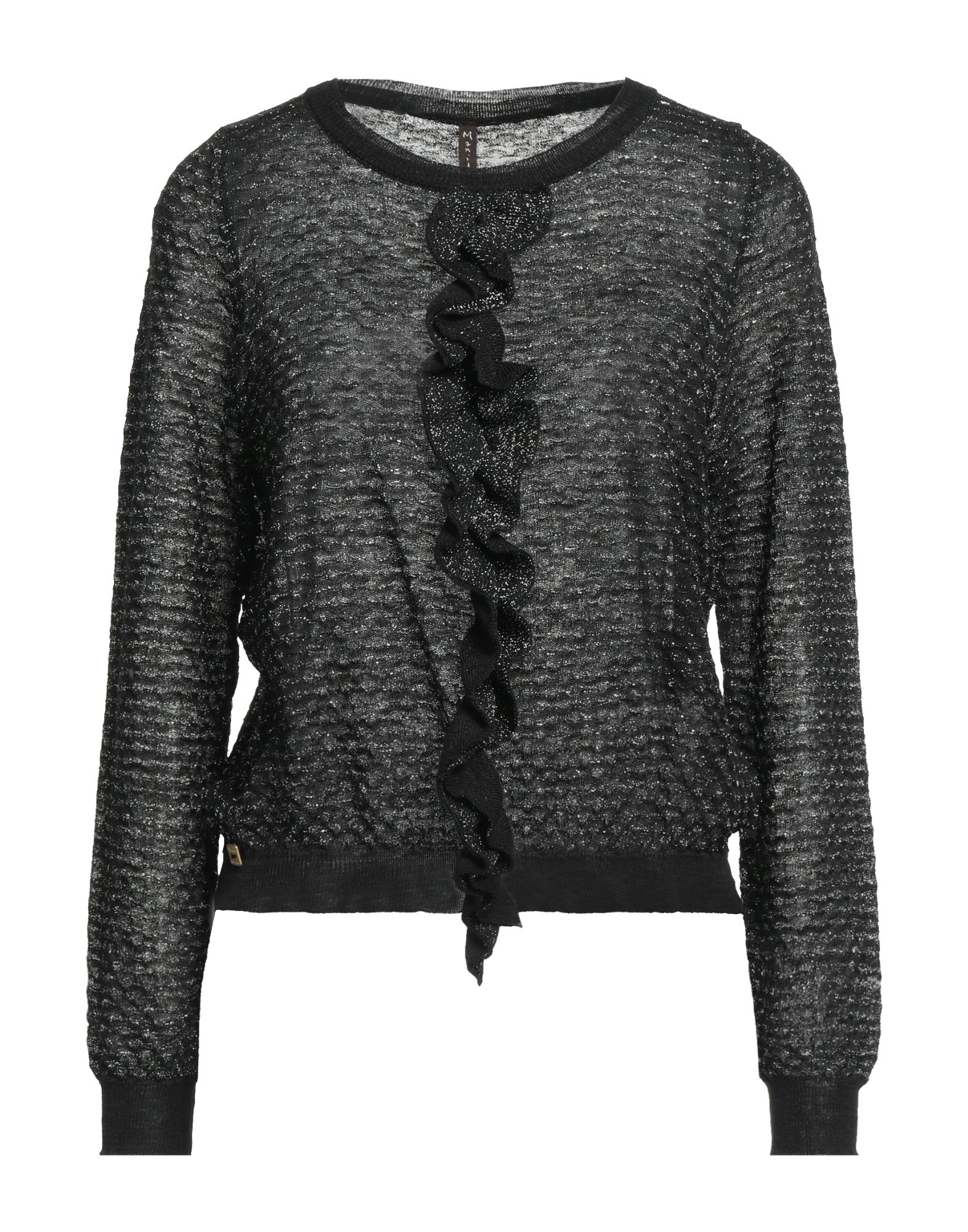 Manila Grace Sweaters In Black