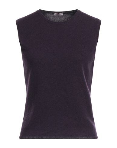 Rossopuro Woman Sweater Deep Purple Size 10 Cashmere