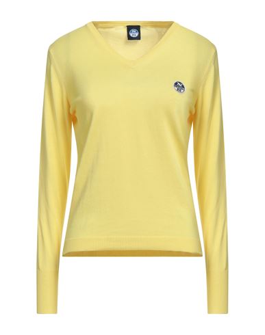 North Sails Woman Sweater Yellow Size Xxl Cotton