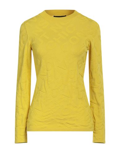 Boutique Moschino Woman Sweater Yellow Size 6 Viscose, Polyamide